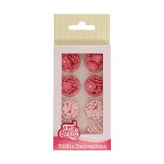 Захарна декорация - Pink Blossoms - 64бр - FunCakes