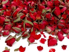 Ядливи сушени цветя - Розов цвят- червен- 20гр