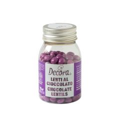 Шоколадови дражета - Лилаво - 80гр - Decora