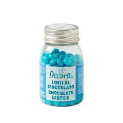 Шоколадови дражета - Небесно синьо - 80гр - Decora